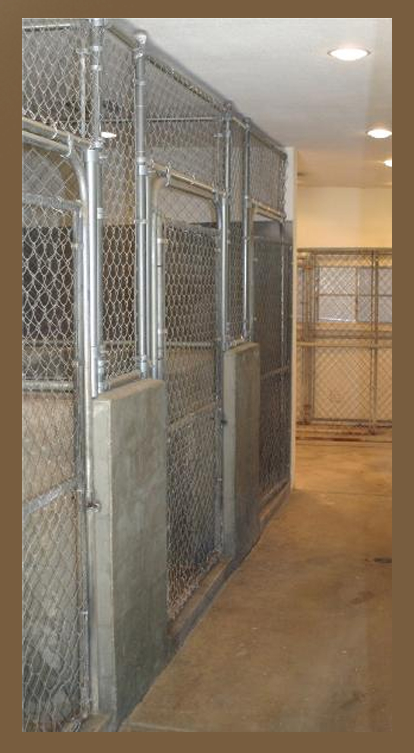 Heated and air conditioned kennels